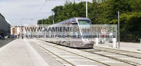 Chodziez blaty z kamienia