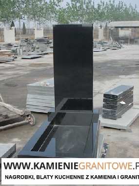 Chodziez nagrobki z granitu